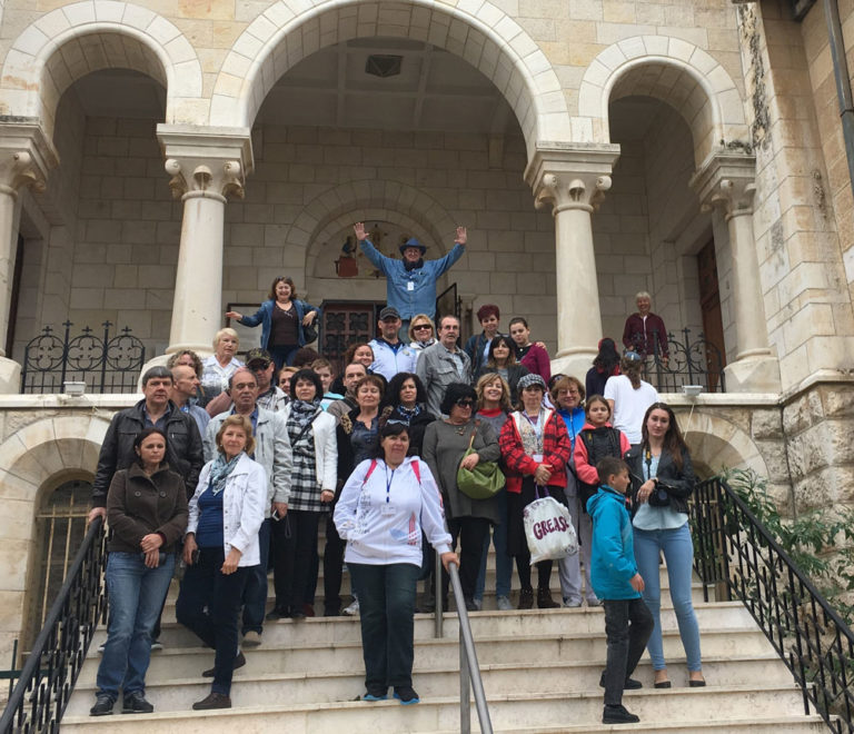 為新移民安排的教學參觀。從Latrun到耶路撒冷。
